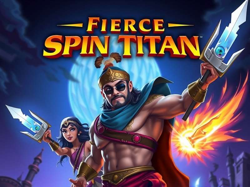 Fierce Spin Titan Official Cover Fierce Spin Titan game cover featuring Indian warrior characters