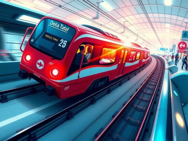 Fierce Spin Titan Future Update - Delhi Metro Map Concept art for upcoming Fierce Spin Titan Delhi Metro map